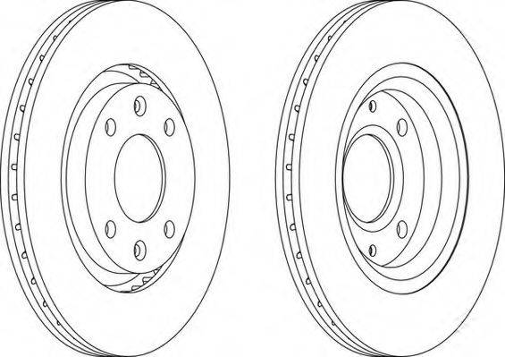 WAGNER WGR11401 гальмівний диск