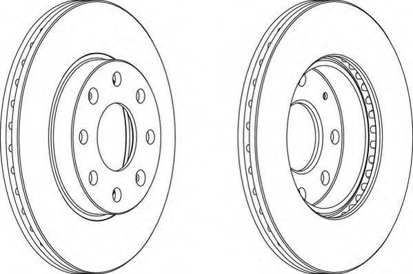 WAGNER WGR12791 гальмівний диск