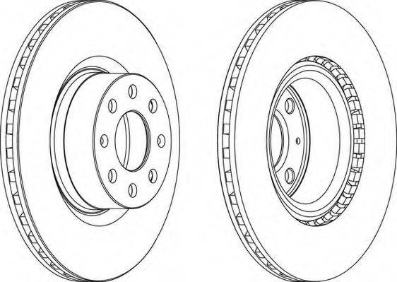 WAGNER WGR12981 гальмівний диск