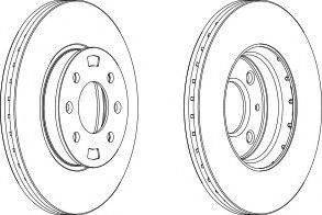 WAGNER WGR16031 гальмівний диск