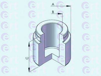 ERT 150977C Поршень, корпус скоби гальма