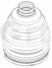 ERT 500390T Комплект пильника, приводний вал