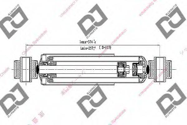 DJ PARTS DS2233GT Амортизатор