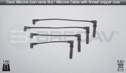 BRECAV 14517 Комплект дротів запалювання