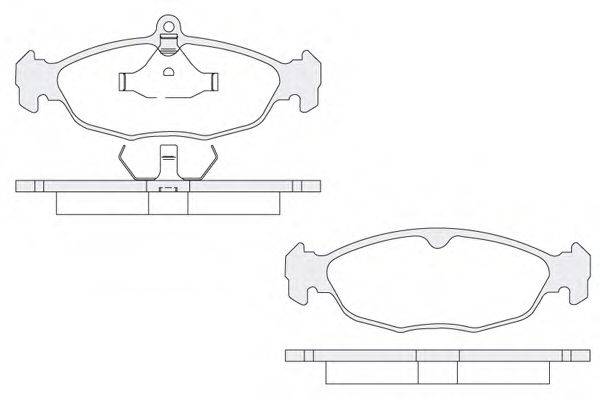 KSM-KOSHIMO 18500058158 Комплект гальмівних колодок, дискове гальмо