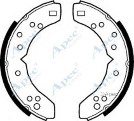 APEC BRAKING SHU282 Гальмівні колодки