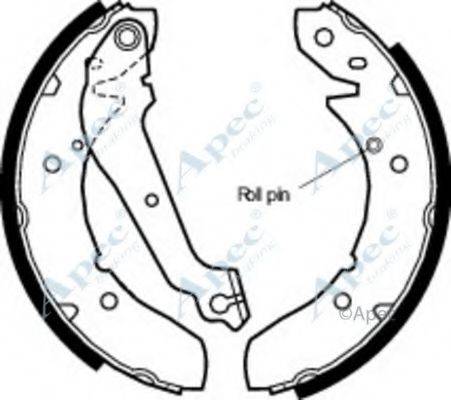 APEC BRAKING SHU311 Гальмівні колодки