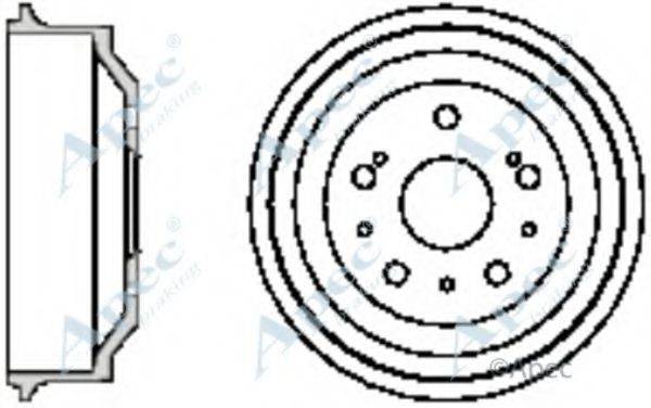 APEC BRAKING DRM9709 Гальмівний барабан