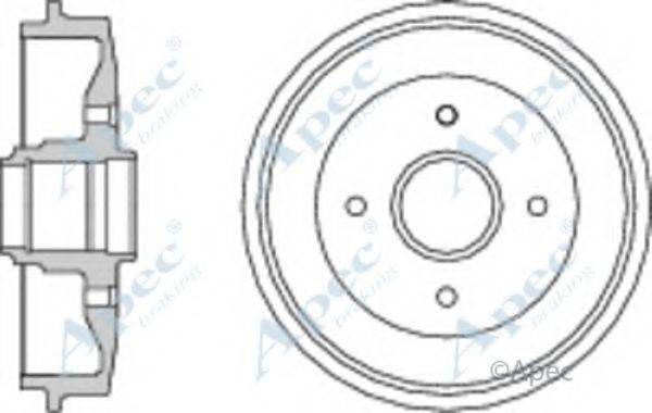 APEC BRAKING DRM9928 Гальмівний барабан