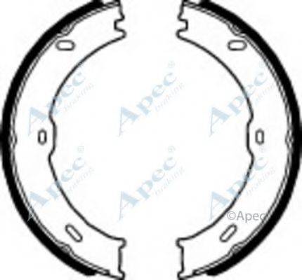 APEC BRAKING SHU714 Гальмівні колодки