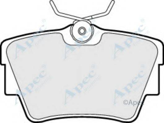 APEC BRAKING PAD1279 Комплект гальмівних колодок, дискове гальмо