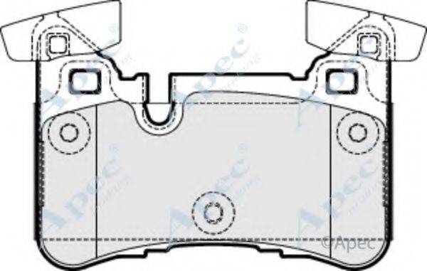 APEC BRAKING PAD1769 Комплект гальмівних колодок, дискове гальмо