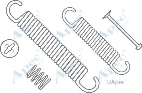 APEC BRAKING KIT611 Комплектуючі, гальмівна колодка