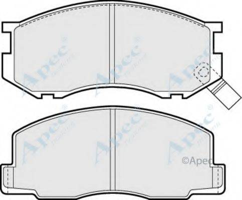 APEC BRAKING PAD460 Комплект гальмівних колодок, дискове гальмо