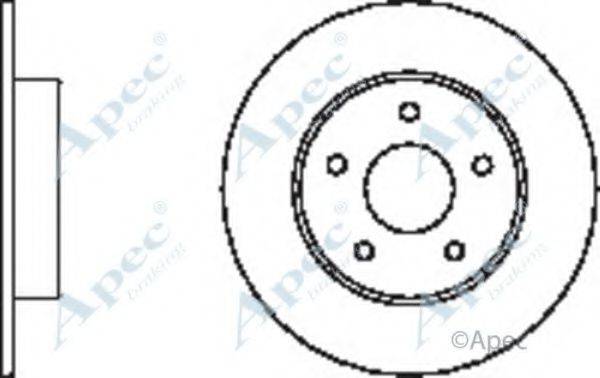 APEC BRAKING DSK2360 гальмівний диск