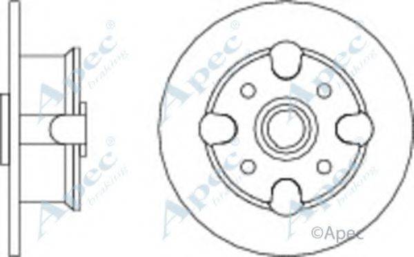 APEC BRAKING DSK113 гальмівний диск