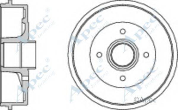 APEC BRAKING DRM9136 Гальмівний барабан