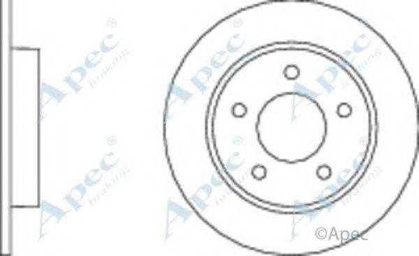 APEC BRAKING DSK2196 гальмівний диск