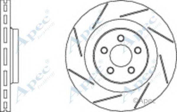 APEC BRAKING DSK2633 гальмівний диск