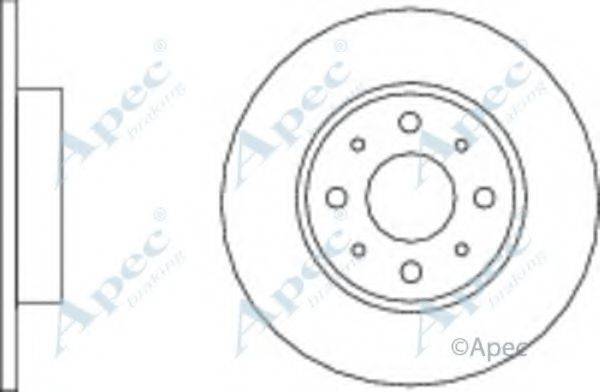 APEC BRAKING DSK2695 гальмівний диск