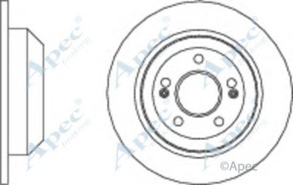 APEC BRAKING DSK2764 гальмівний диск
