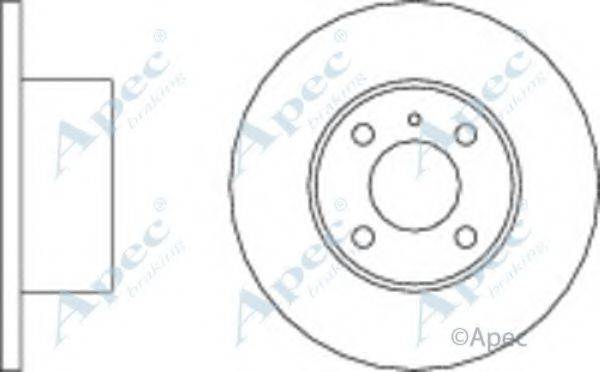 APEC BRAKING DSK510 гальмівний диск