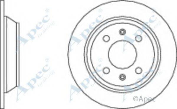 APEC BRAKING DSK609 гальмівний диск