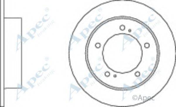 APEC BRAKING DSK942 гальмівний диск