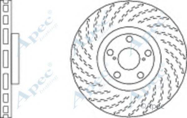 APEC BRAKING DSK2557 гальмівний диск