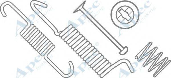 APEC BRAKING KIT970 Комплектуючі, гальмівна колодка