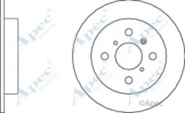 APEC BRAKING DSK321 гальмівний диск