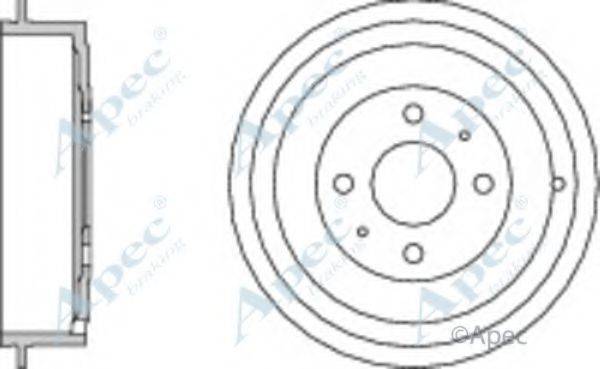 APEC BRAKING DRM9157 Гальмівний барабан