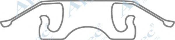 APEC BRAKING KIT1064 Комплектуючі, гальмівні колодки