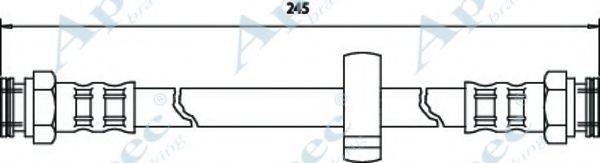 APEC BRAKING HOS3397 Гальмівний шланг