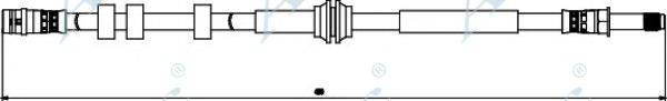 APEC BRAKING HOS3842 Гальмівний шланг