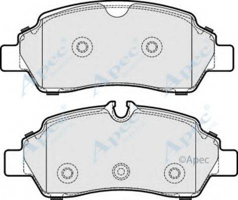 APEC BRAKING PAD2034 Комплект гальмівних колодок, дискове гальмо
