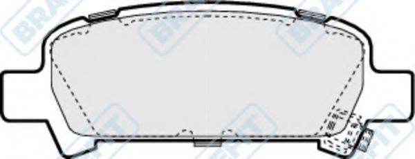 APEC BRAKING PD3137 Комплект гальмівних колодок, дискове гальмо