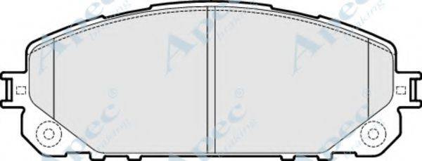 APEC BRAKING PAD2045 Комплект гальмівних колодок, дискове гальмо