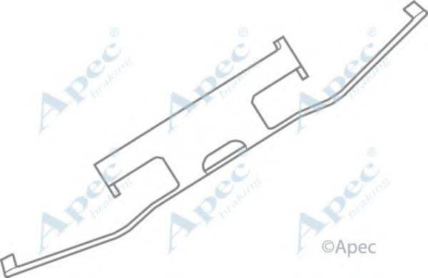 APEC BRAKING KIT521 Комплектуючі, гальмівні колодки
