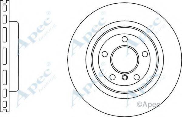 APEC BRAKING DSK3135 гальмівний диск