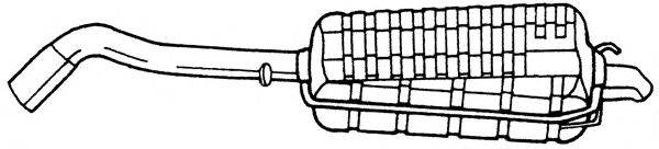SIGAM 25659 Глушник вихлопних газів кінцевий