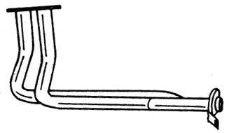 SIGAM 40105 Труба вихлопного газу