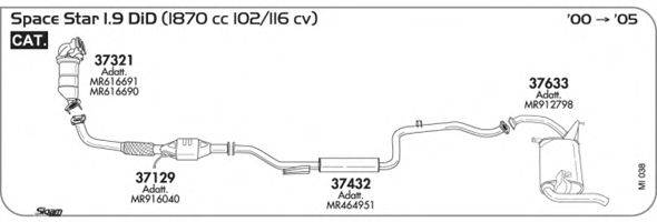 SIGAM MI038 Система випуску ОГ