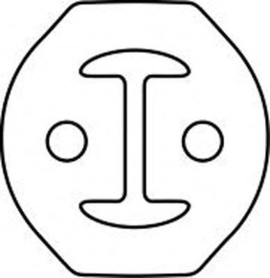 SIGAM 040039 Кронштейн, система випуску ОГ