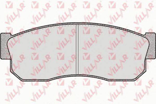 VILLAR 6260185 Комплект гальмівних колодок, дискове гальмо