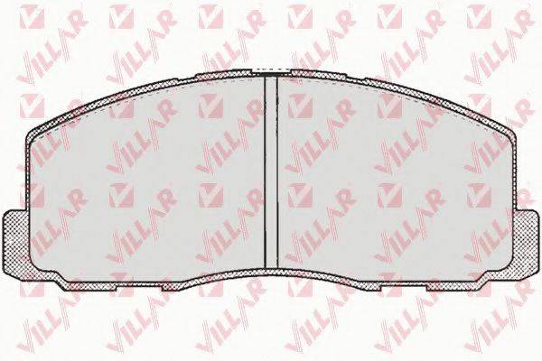 VILLAR 6260260 Комплект гальмівних колодок, дискове гальмо