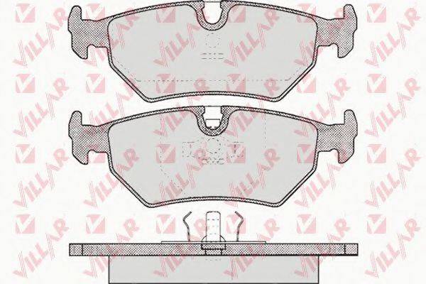 VILLAR 6260418 Комплект гальмівних колодок, дискове гальмо