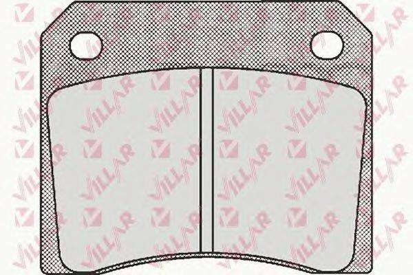 VILLAR 6260530 Комплект гальмівних колодок, дискове гальмо