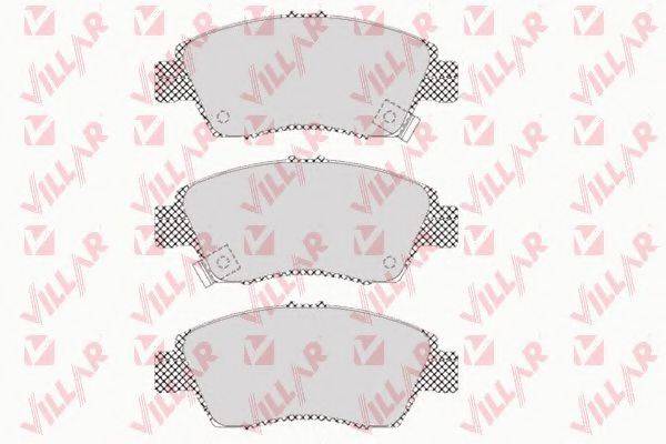 VILLAR 6260564 Комплект гальмівних колодок, дискове гальмо