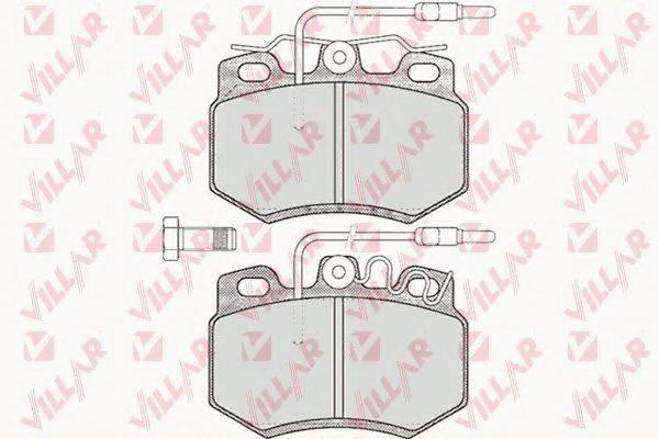 VILLAR 6260585 Комплект гальмівних колодок, дискове гальмо